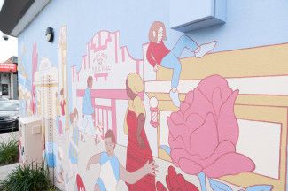 The Noble Community mural