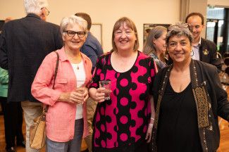 Attendees at the Merle Mitchell AM Memorial event