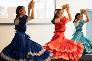 Dancers at the Merle Mitchell AM Memorial event