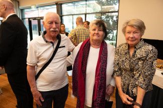 Attendees at the Merle Mitchell AM Memorial event