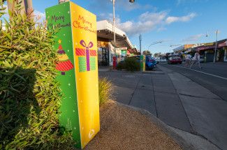 Decorations at Noble Park Central Shopping Strip