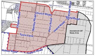 Keysborough South DCP area map