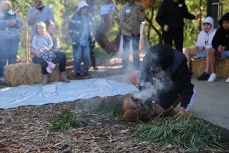 A Smoking Ceremony at Alex Wilkie Nature Reserve 