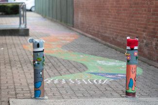Colour Our Street Bollards