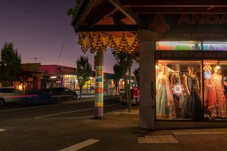 Night street view