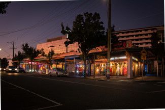 Night street view