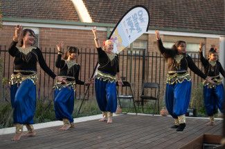 People performing.