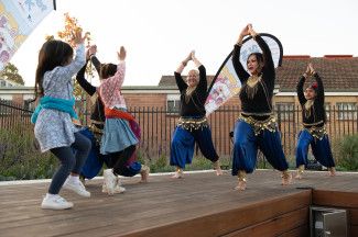 People performing.