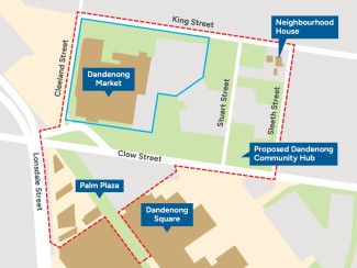 Dandenong Market Precinct Plan Map