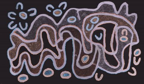 Kumantjayi Nangala, Mikantji (detail), 2018.