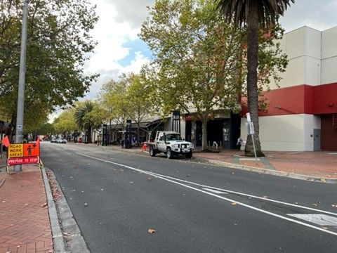 road and footpath in Dandenong