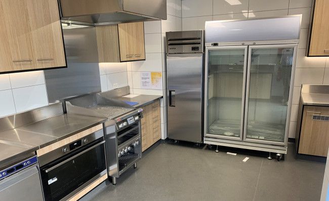 Example of a commercial kitchen