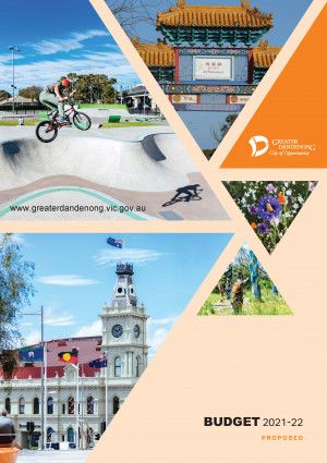 Cover image of proposed budget