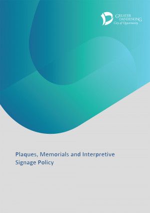 Plaques, Memorials and Interpretive Signage Policy