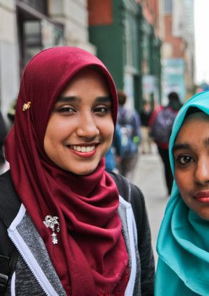 Two ladies smiling