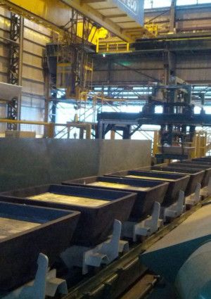Equipment in a factory