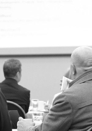 People at a meeting